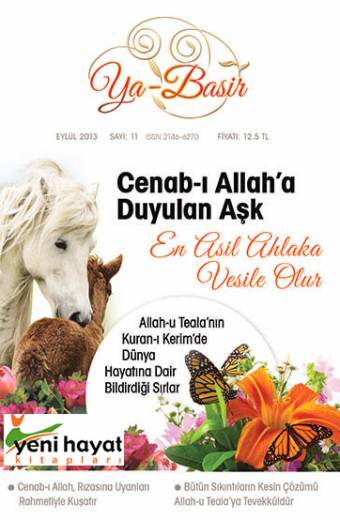 Ya Basir 11.sayı Eylül 2013 Yeni Hayat Kitapları