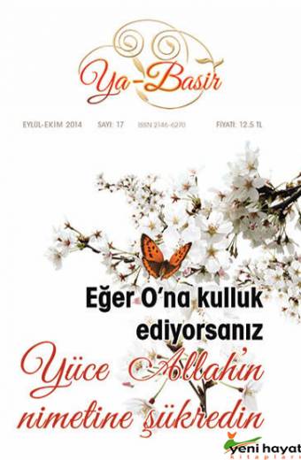 Ya Basir Dergisi 17. Sayı Eylül-Ekim 2014 Yeni Hayat Kitapları