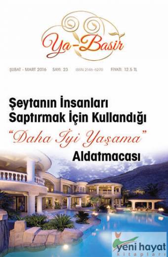 Ya Basir Dergisi 23.Sayı Mart-Nisan 2016 Yeni Hayat Kitapları