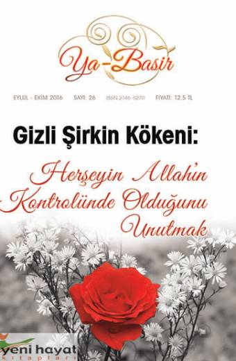 Ya Basir Dergisi 26.Sayı Eylül-Ekim 2016 Yeni Hayat Kitapları