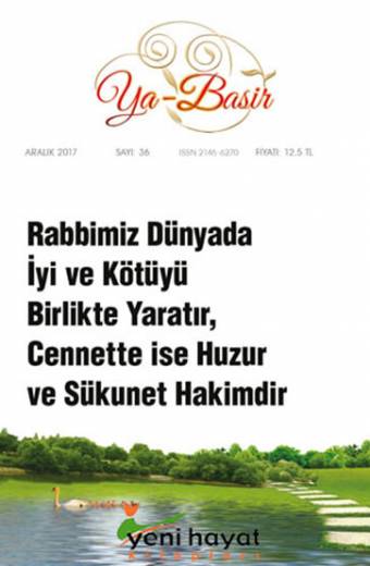 Ya Basir Dergisi 36. Sayı Aralık 2017 Yeni Hayat Kitapları