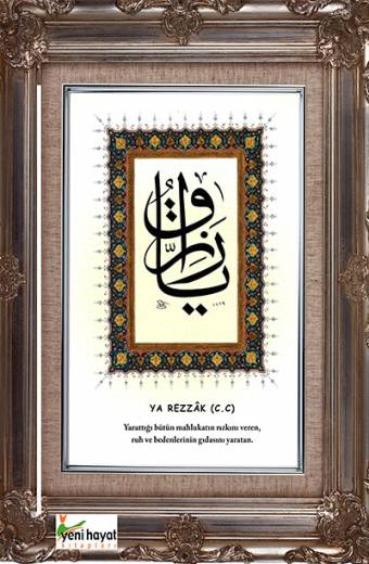 Ya Rezzak Esma Tablosu Yeni Hayat Kitapları