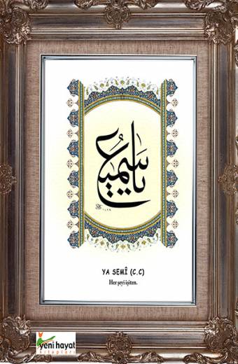 Ya Semî Esma Tablosu Yeni Hayat Kitapları